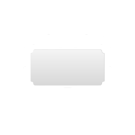 Remplacement Glass Mixing Slab - White