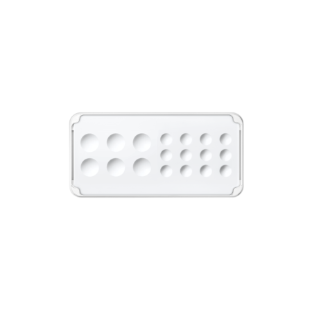 Slimpad Micro Stains 18wells (small/big) - White